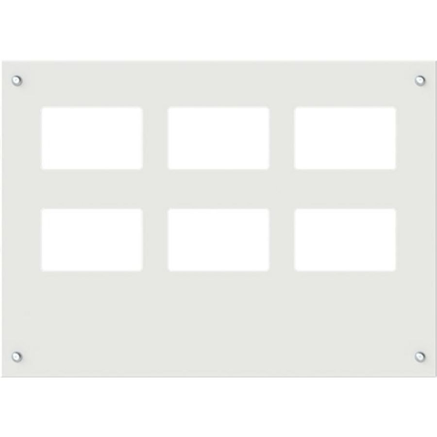 Dakplaat t.b.v 2x TZ kabelinvoerpl. BxD 859x625mm