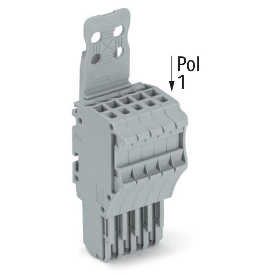 1-draads FE steker 1,5 mm² grijs 2020-105/143-000 VVE=50