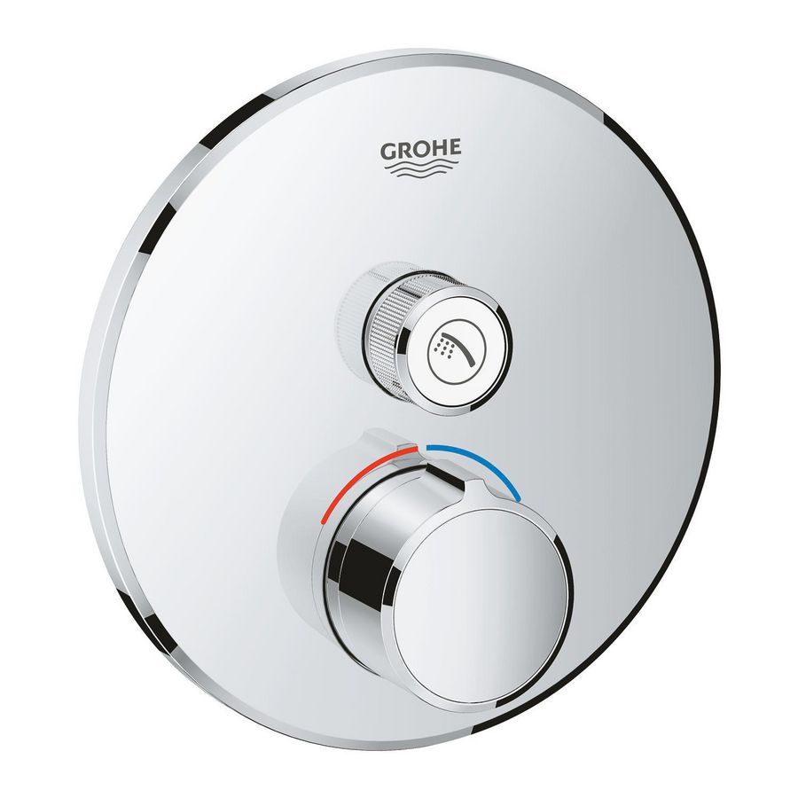Afbouwdeel SMARTCONTROL douche rond