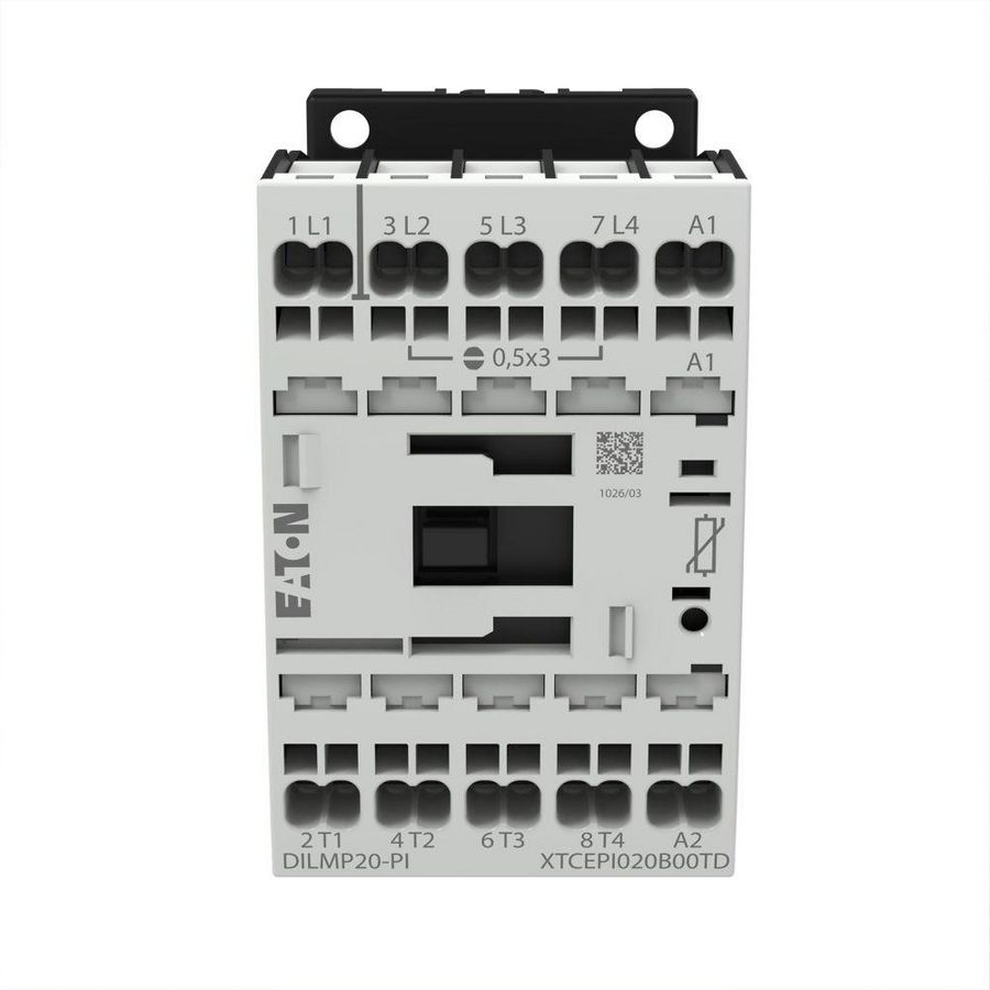 Magneetschakelaar DILMP20(24VDC) 22A 1m1v AC1 4-polig Push-in