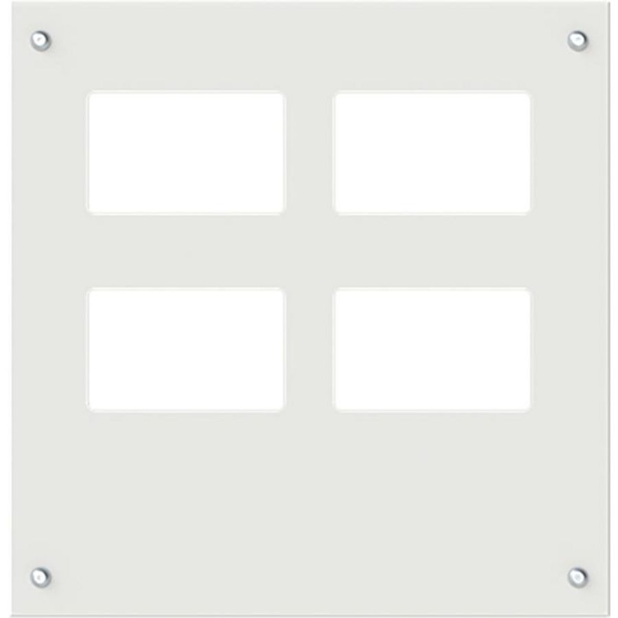 Dakplaat t.b.v 2x TZ kabelinvoerpl. BxD 610x625mm