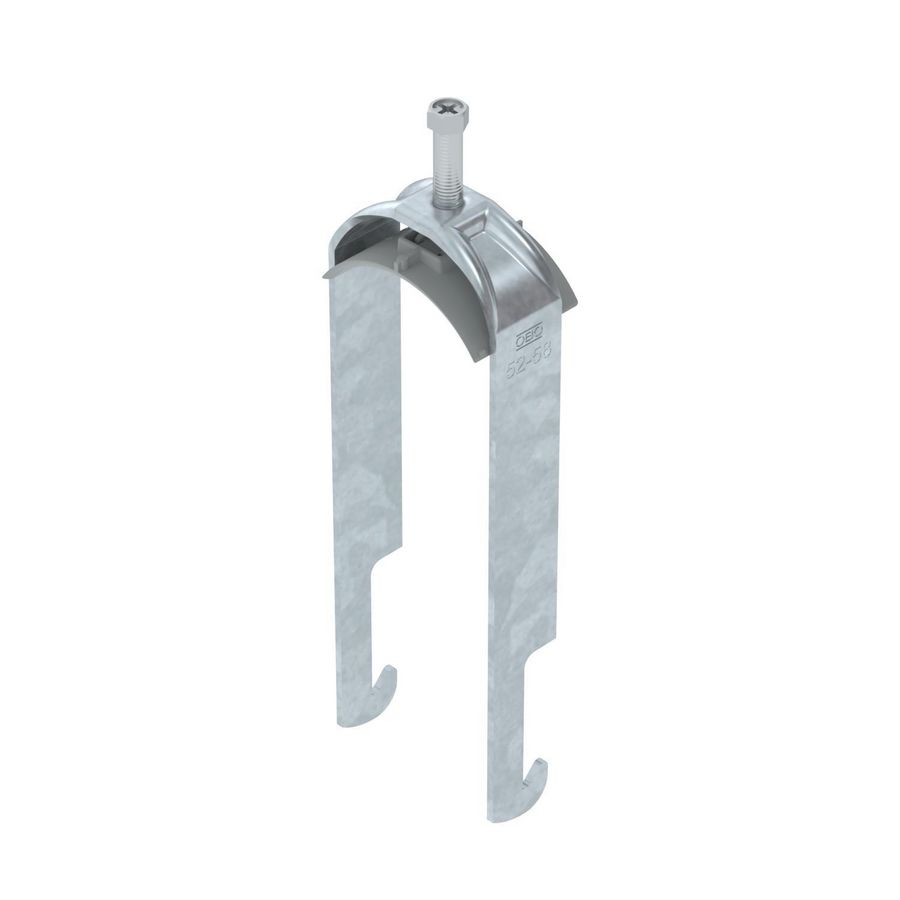 Beugelklem 2056 2vgd 52-58mm staal verzinkt VVE=25
