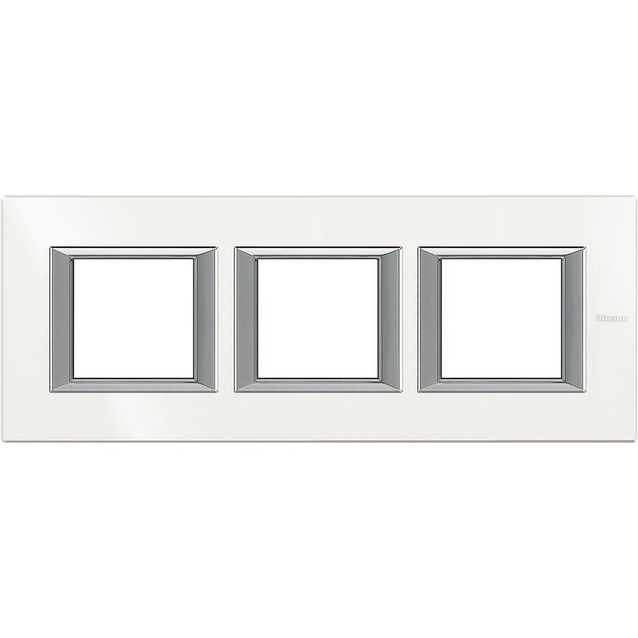 Afdekraam recht horizontaal 3x2 modulen Axolute White