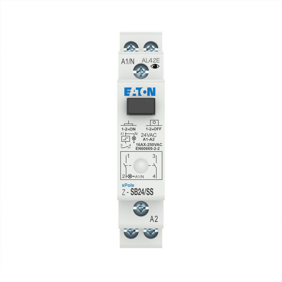 Impulsrelais Z-SB24/SS - 24 VAC - 16A - 2M contact - 1TE