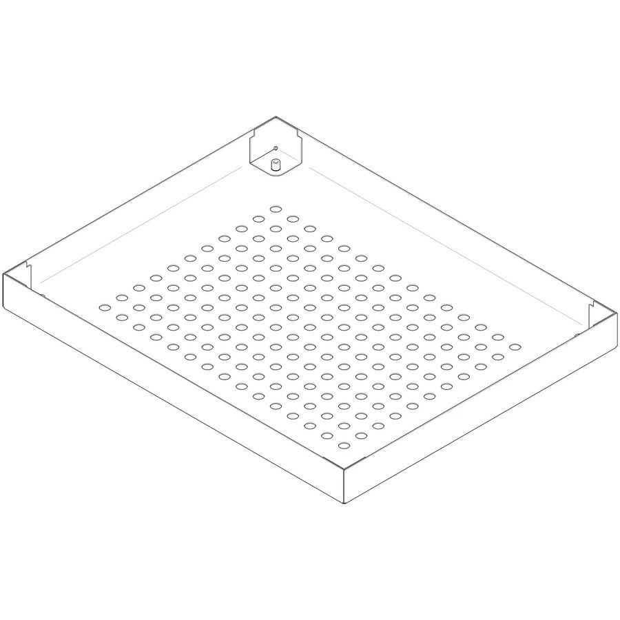 Cover plate JustRain RVS geborsteld 04110212001-86