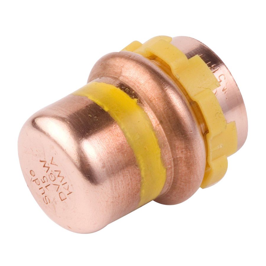 Eindkoppeling SudoPress Koper Gas F 15mm SPG5301V VVE=10
