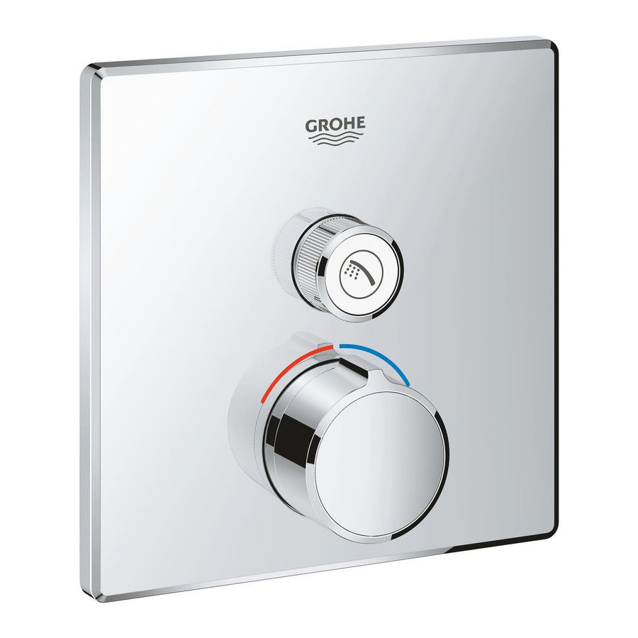 Afbouwdeel SMARTCONTROL douche vierkant