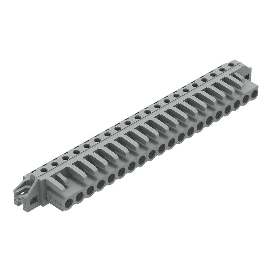 THT FE steker HA raster 5mm grijs 232-250/031-000 VVE=10