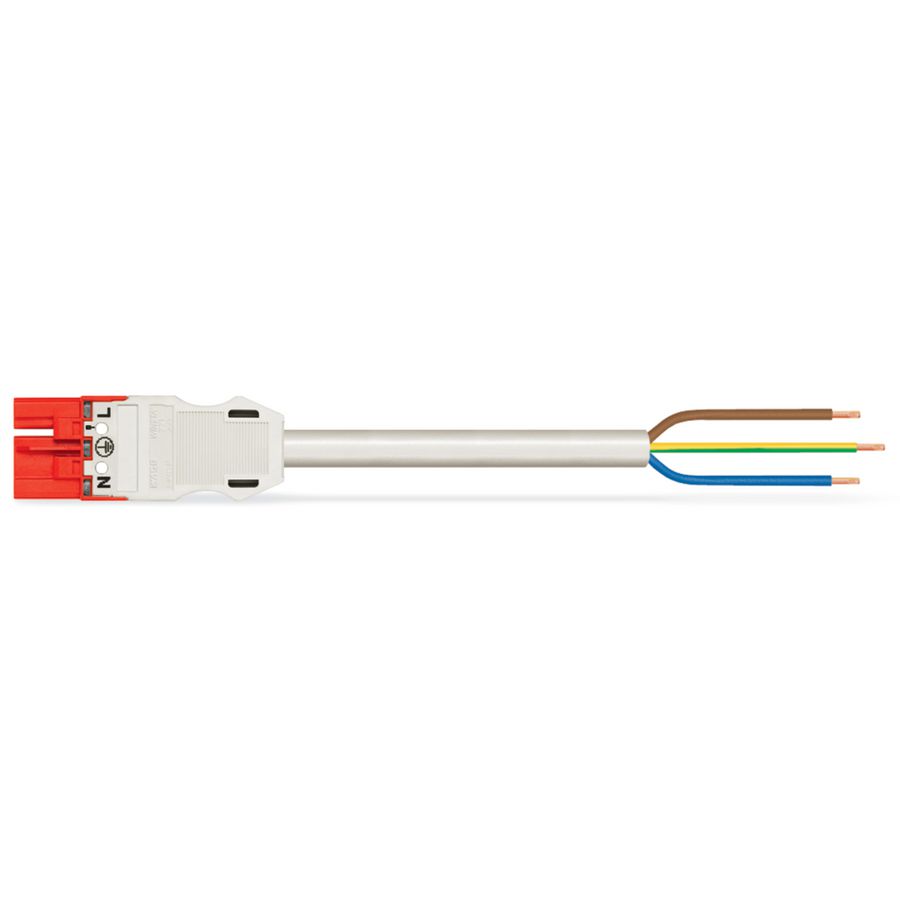 Geconf.aansluitkabel Eca Steker/open einde 771-9973/206-102
