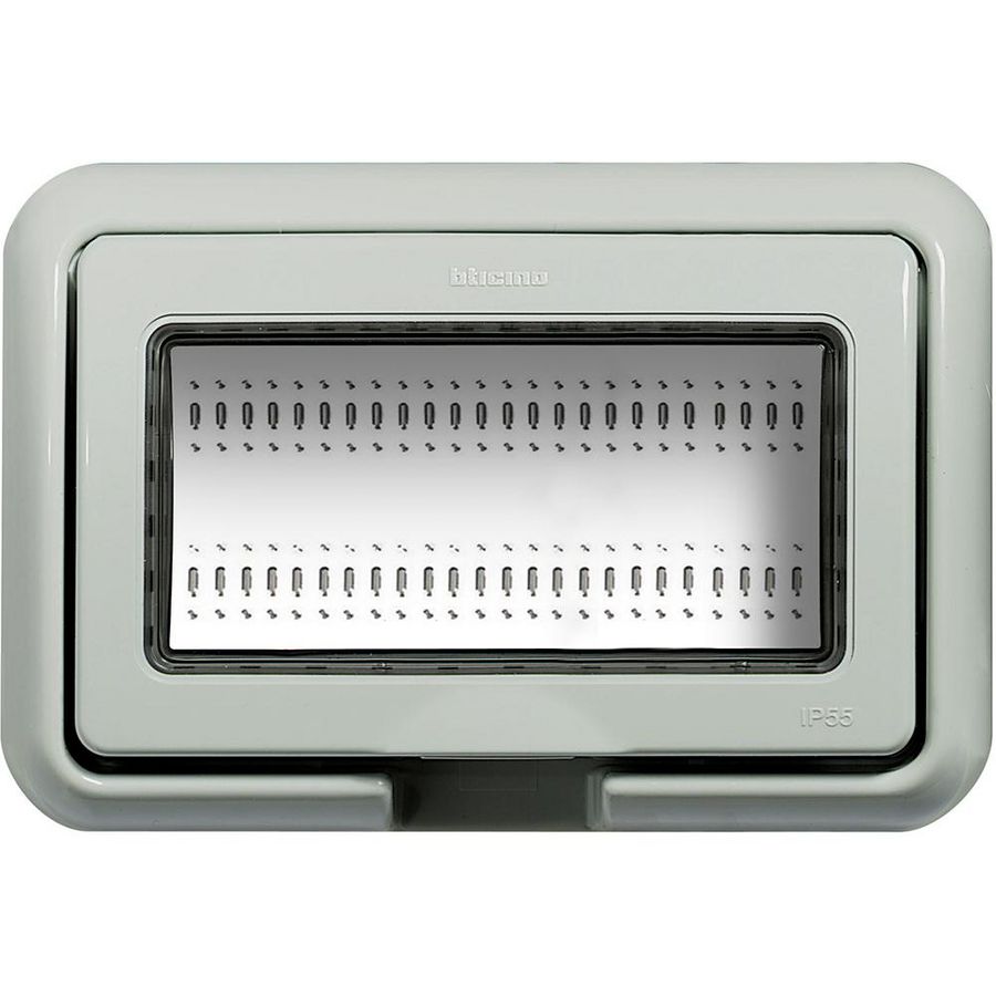Deksel spatwaterdicht Idrobox 4 modulen grijs