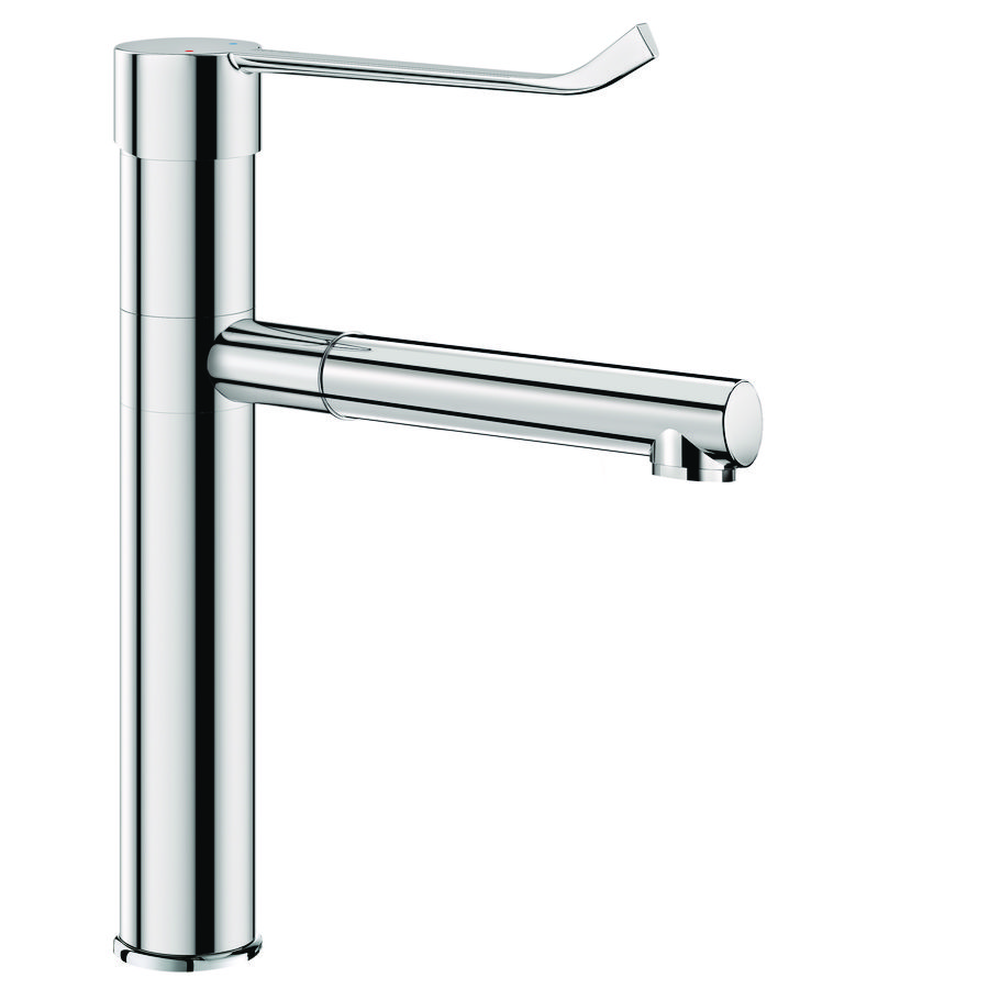 Mengkraan + draaibare uitloop H.160 + 2 RVS uitlopen