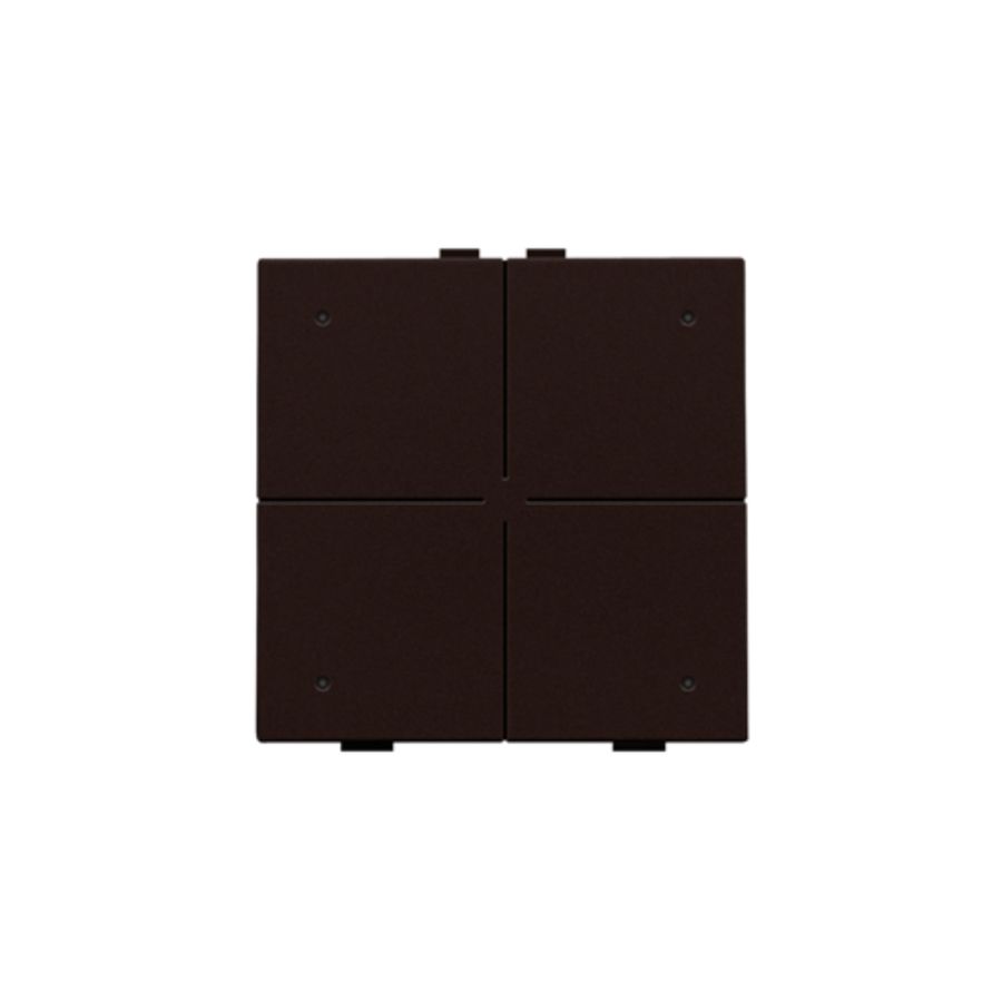 4-voudig drukknop leds/comfortsens. HomeControl d.brown