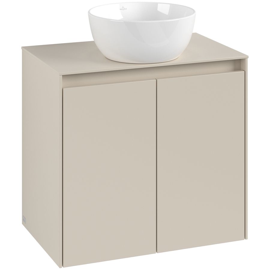 Wastafelonderkast Collaro 600x548x380mm Cashmere Grey C15000VN