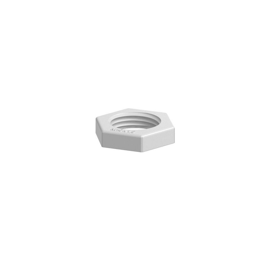 Wartelmoer M16 polyam li.grijs RAL 7035 VVE=100