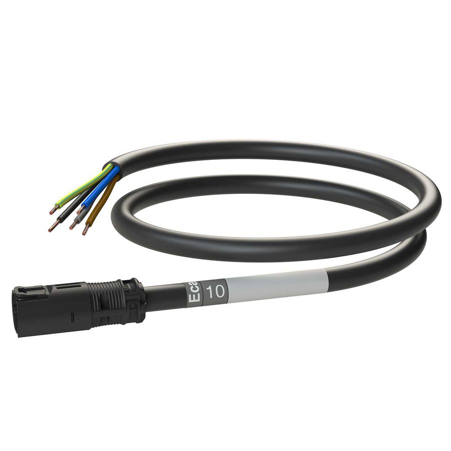 Patchkabel Male-open 10m 5G2,5 zwart Eca VVE=5