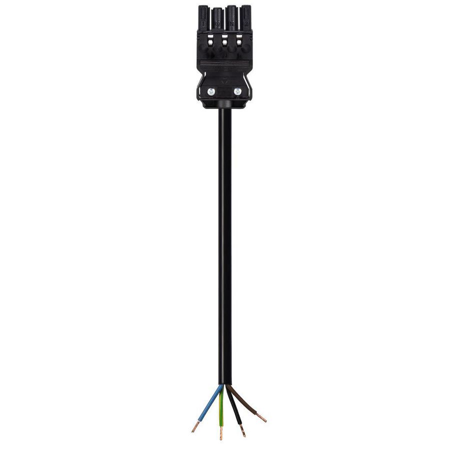 Aansluitsnoer GST18I4 female 1,5mm² 1 ,5M DCA zwart VVE=25