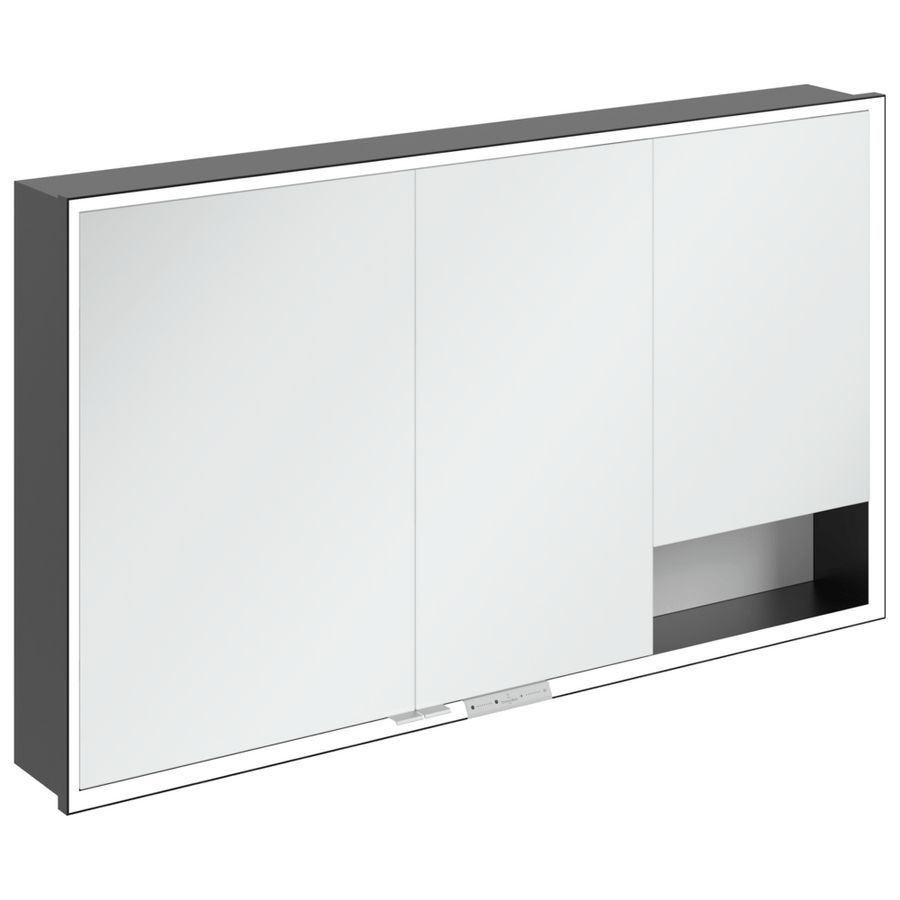 Inbouw-spiegelkast My View+ 1300x750x168mm Pure White