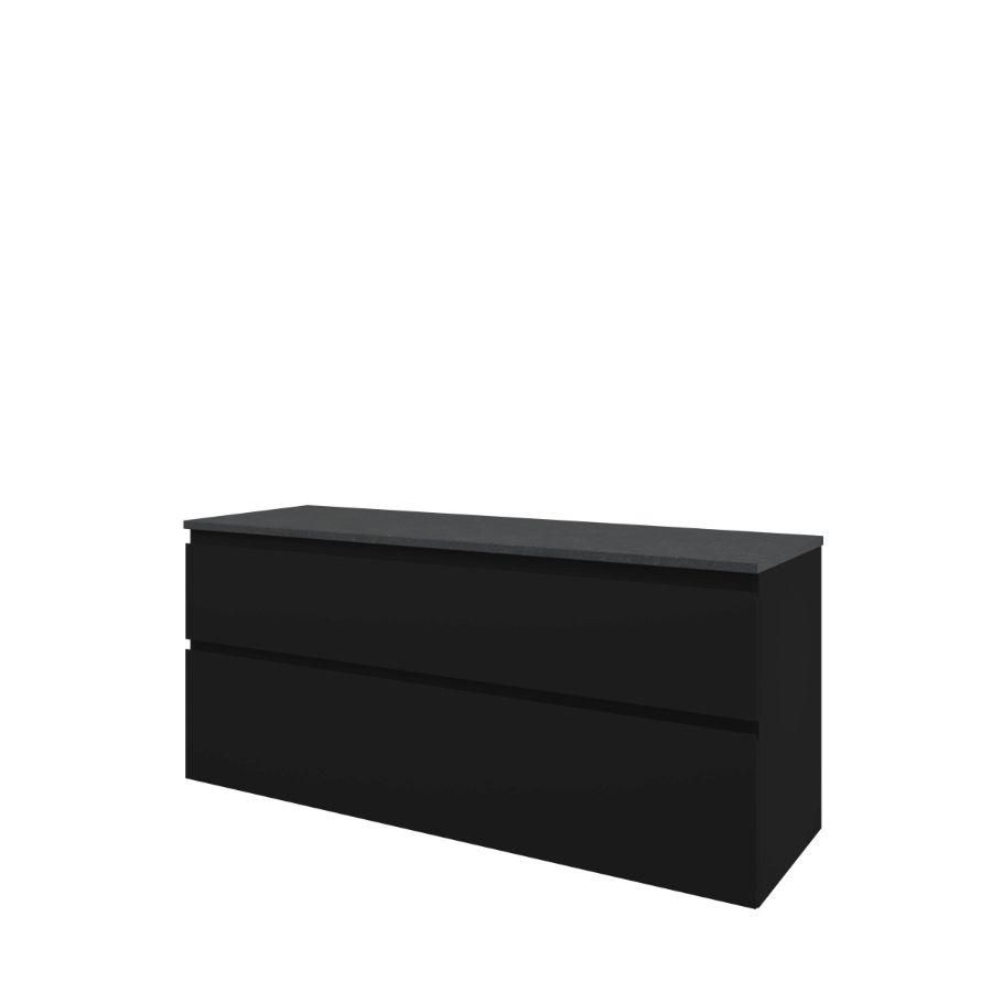 Proline Top afdekplt hardst & OK aSym Mat zwart/BLuSt 140x46