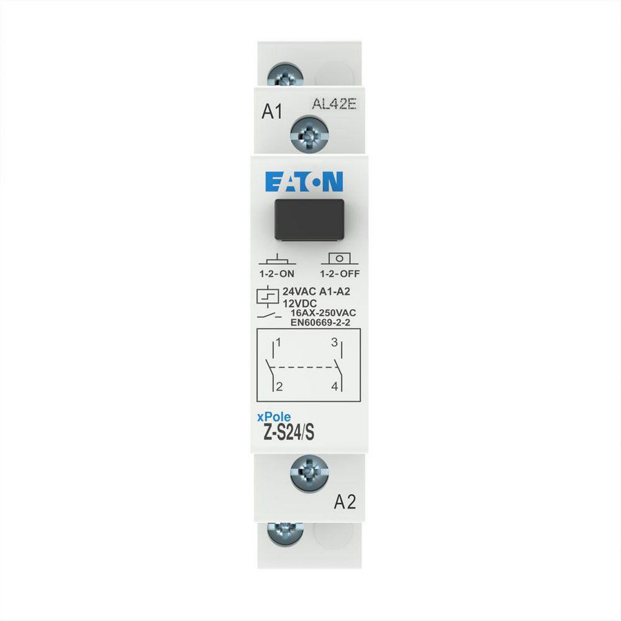 Impulsrelais Z-S24/S-24 VAC/12 VDC-16A-1M contact-1TE VVE=2