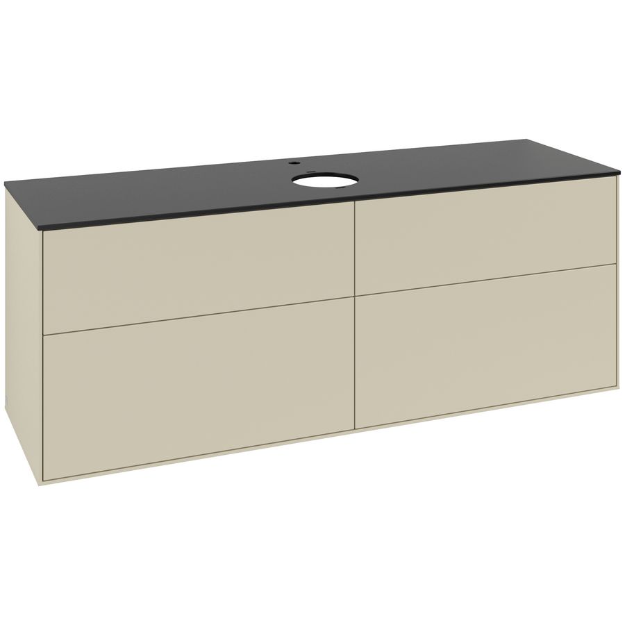 Wastafelonderkast Finion 1600x603x501mm S.Grey Matt Lacquer G85200HJ