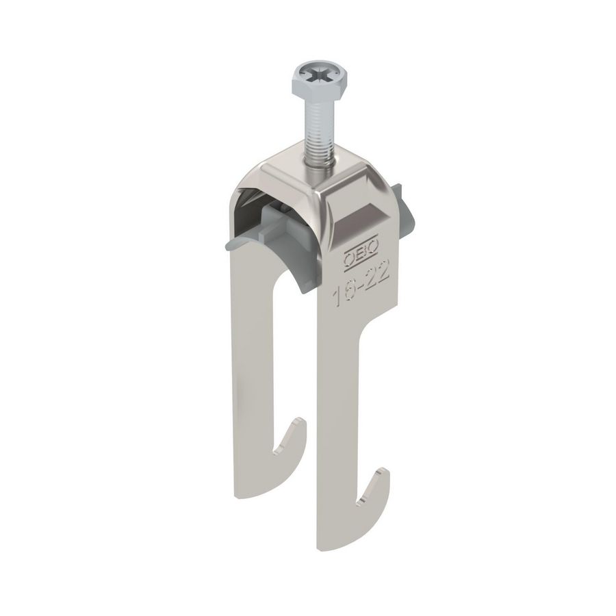 Beugelklem 2056 16-22mm rvs A2 1.4301 blank VVE=50 1187814