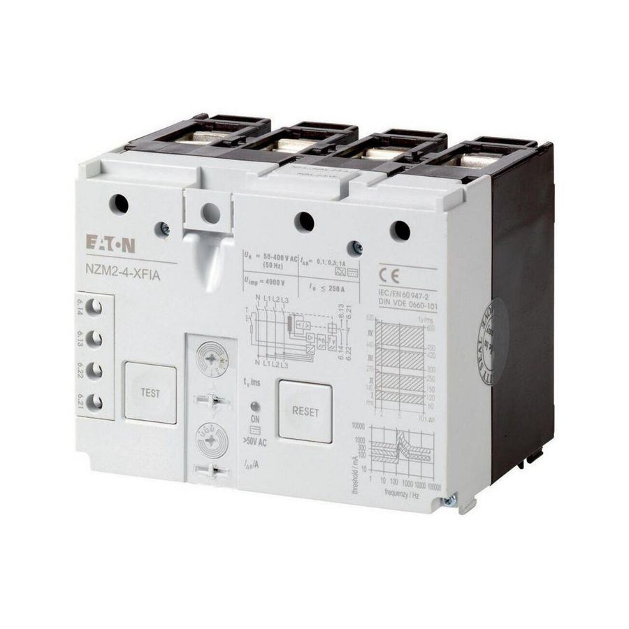 Aardlekbeveiliging instelbaar NZM2-4-XFIA AC/DC 4p