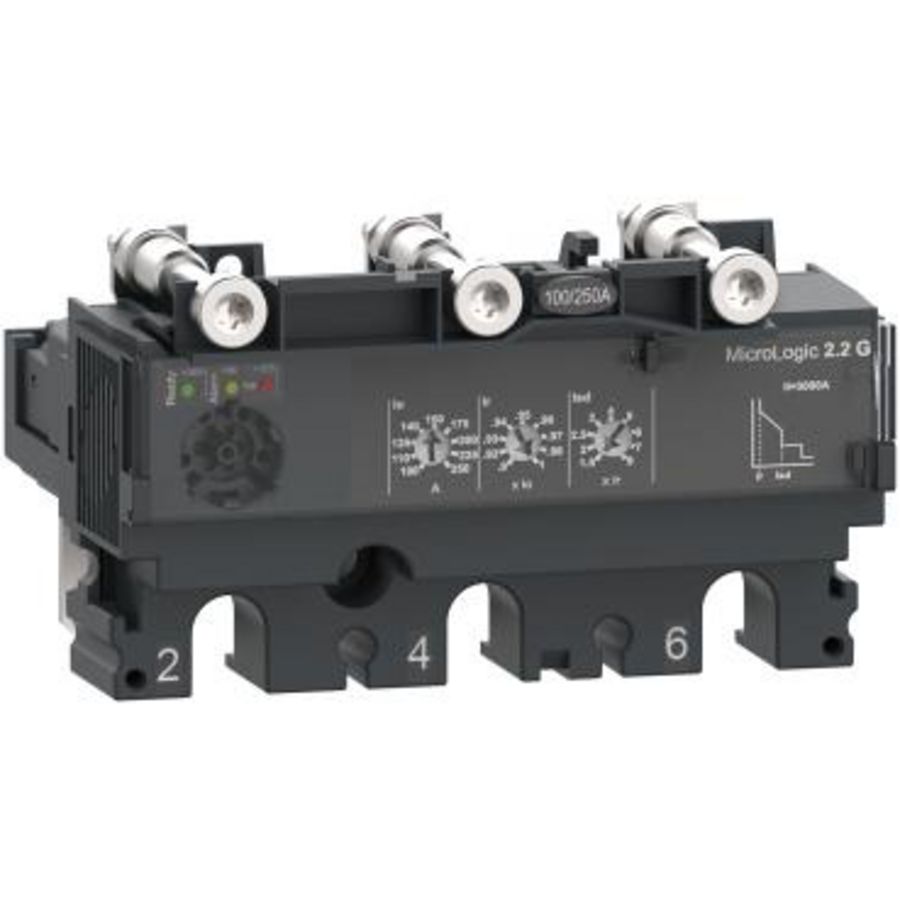 Trip unit NSX100 AC 3P3D 100A 2.2G ComPact