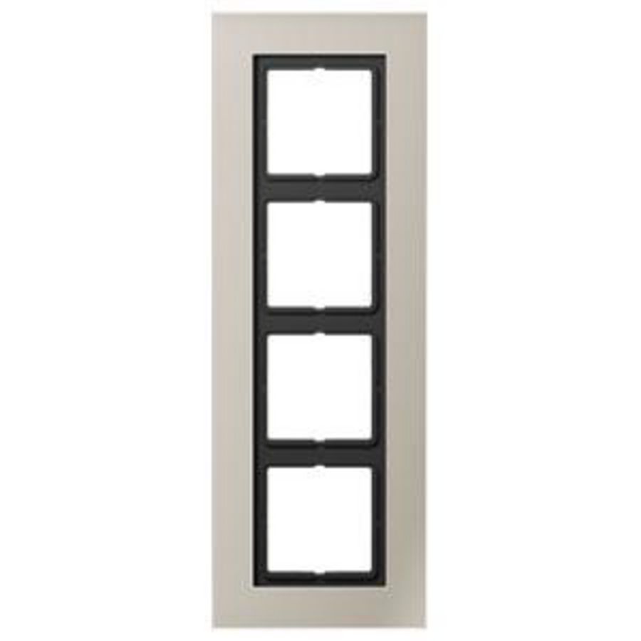 Afdekraam edelstaal 4-voudig LS-plus