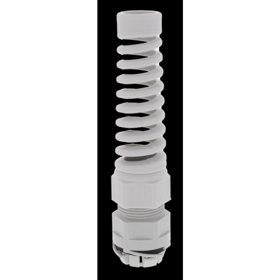 Push-in kabelwartel polyam IP68 M12, knikbesch. doorlaat 3-7mm grijs (ESKVS-P12LG) VVE=50