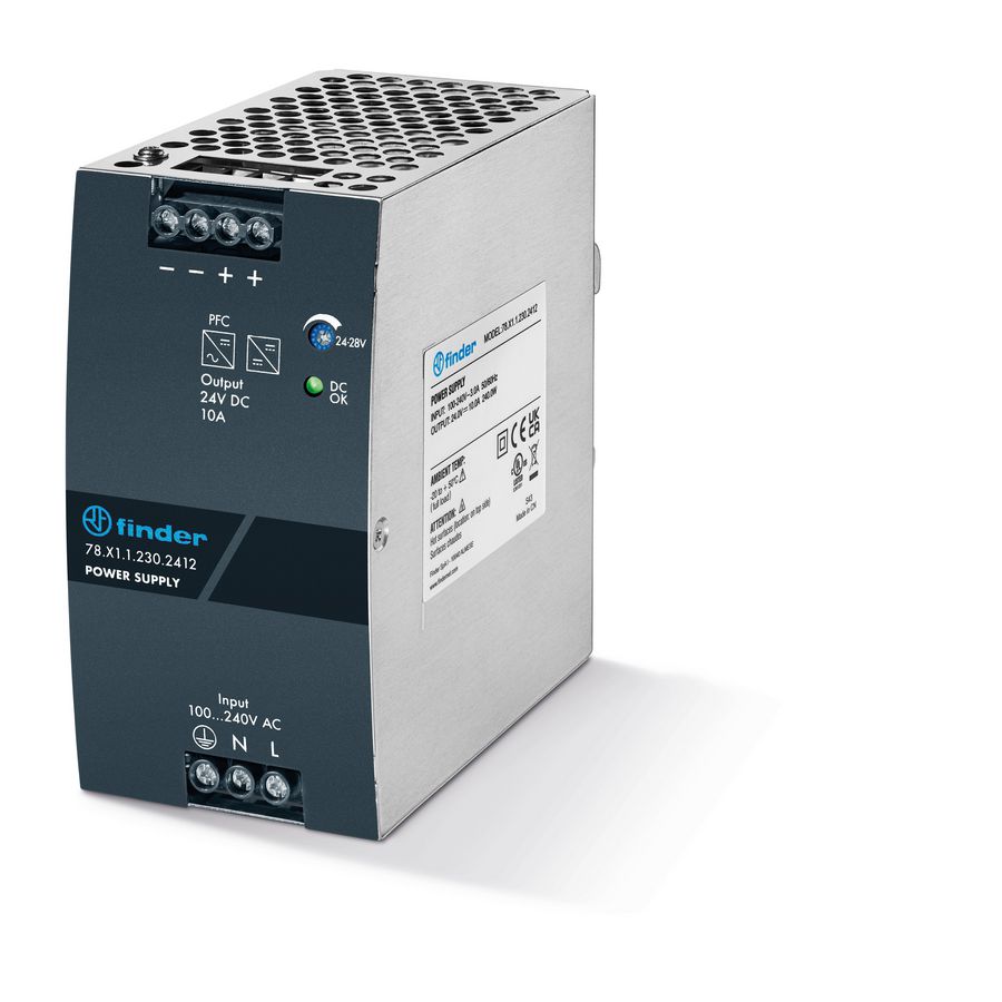 FIN VOEDING 10A 24VDC 240W
