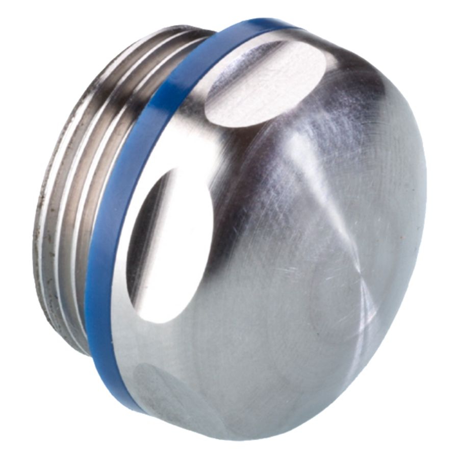 Blindstop RVS tbv food-industrie M12x1,5 IP68 tot 15bar IP69