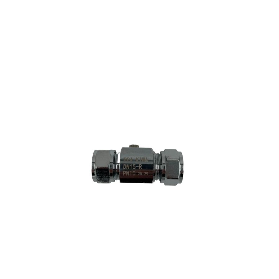 Kogelkraan KIWA met schroefgleuf 15x15mm knel
