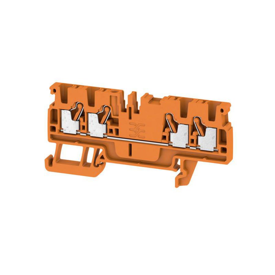 Doorvoerklem oranje 2.5mm2 24 A 800 V Nu 1521720000 VVE=100