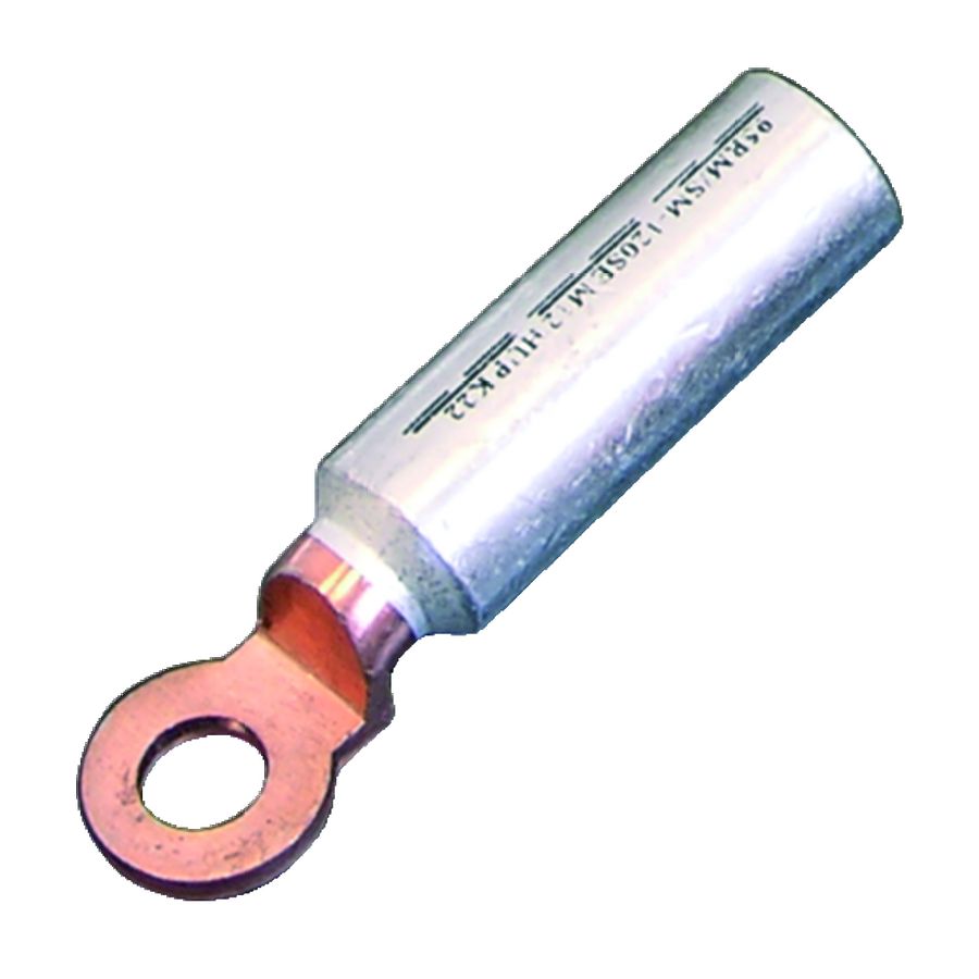 Pakket a 25st. Al/Cu-perskabelschoenen, langs dicht