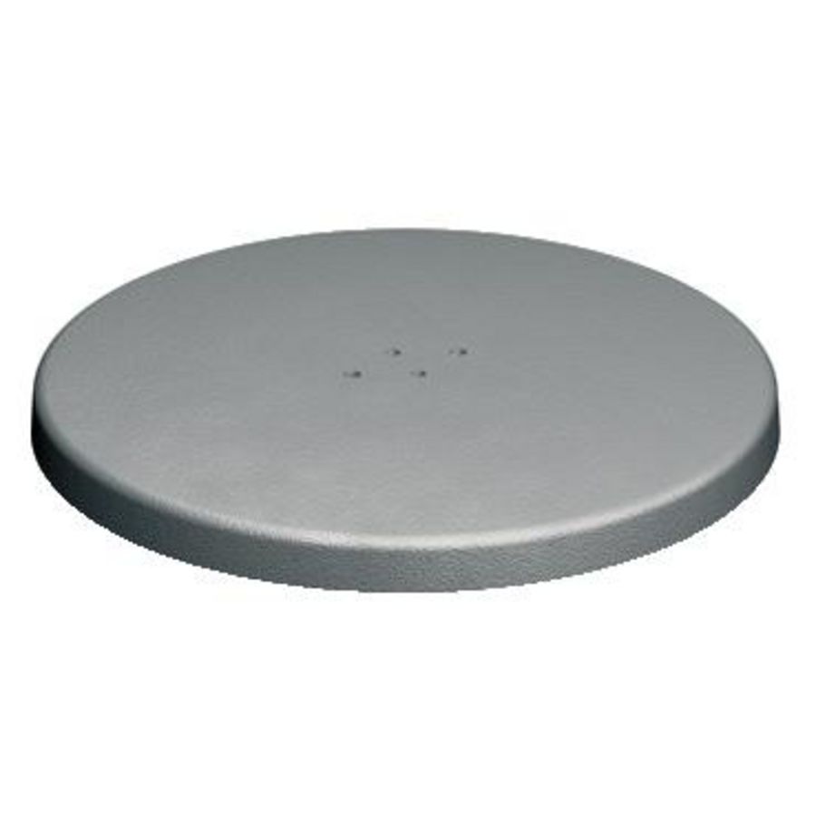 Voet Rond Ø317x29mm Gietijzer Gecoat Grijs OptiLine 45