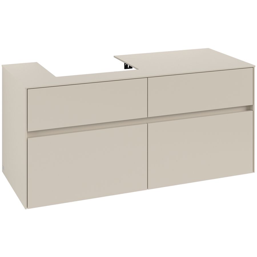 Wastafelonderkast Collaro 1200x548x500mm Cashmere Grey C071B0VN