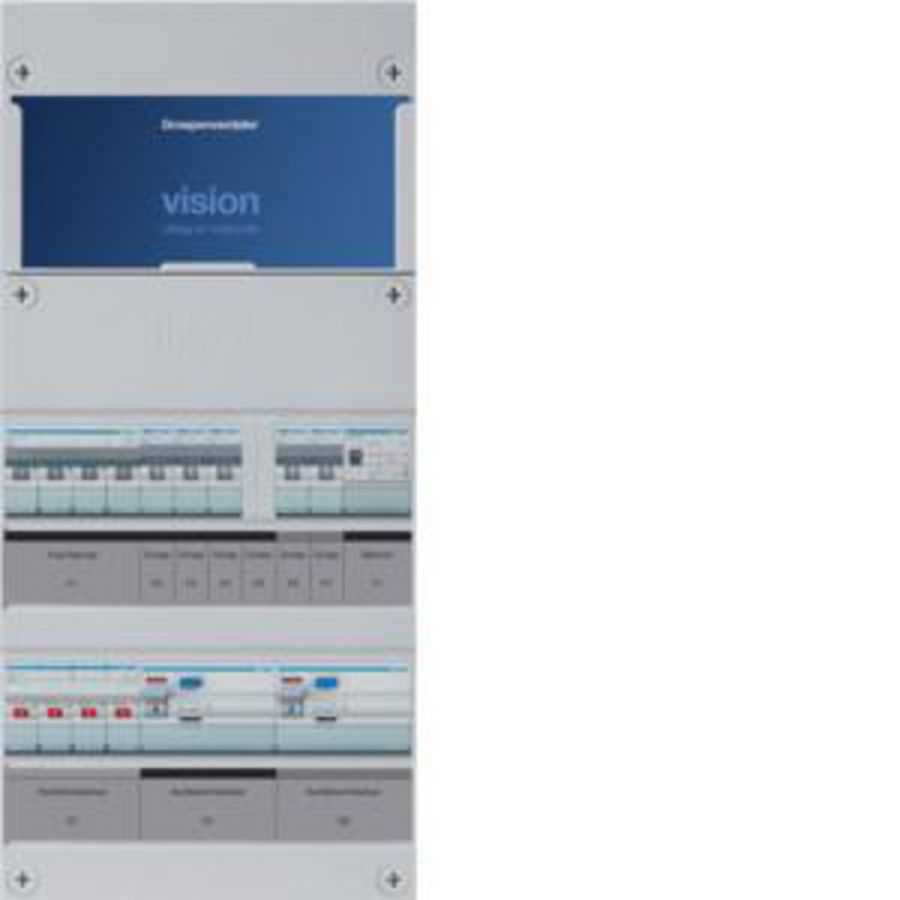 Groepenkast 5-groepenverdeler HS 2xALS 4P 30mA +K+T 3-fase