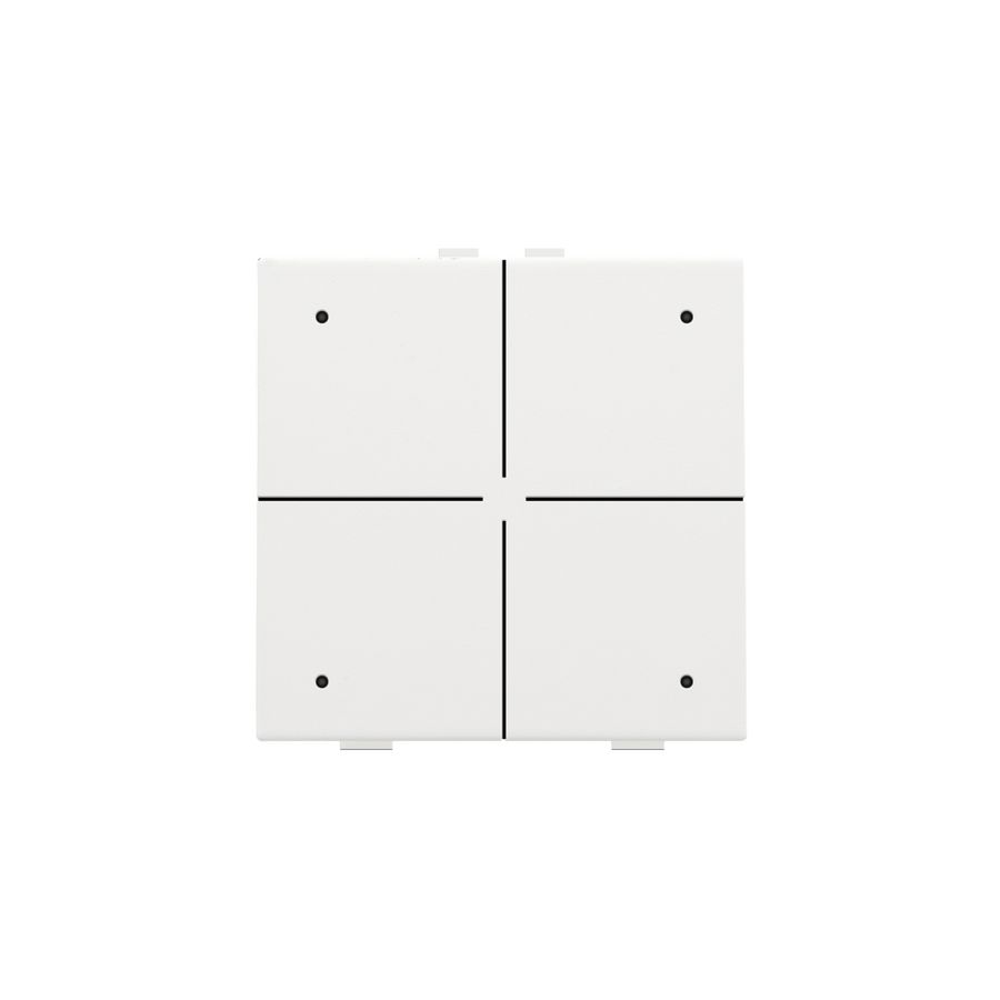 4-voudig drukknop leds/comfortsens. HomeControl white c.