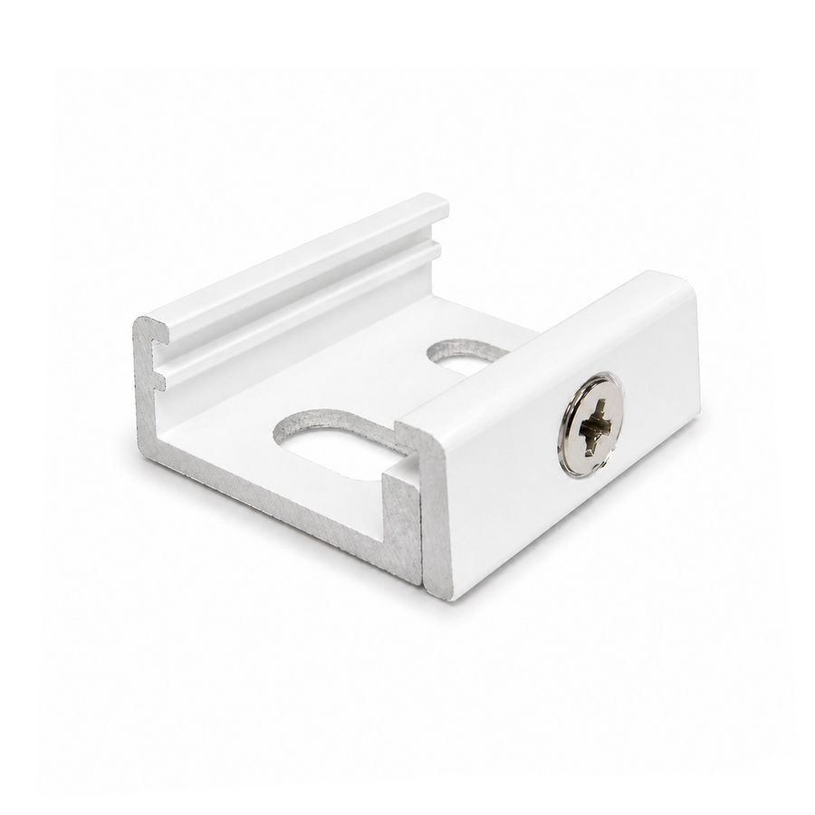 Spanningsrail 3-fase rails suspension kit voor draad wit