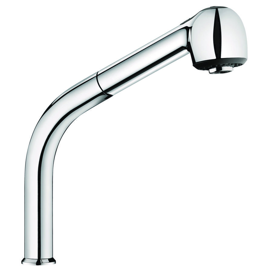 Kolom met uittrekbare sproeier H.200 L.220 draaibaar