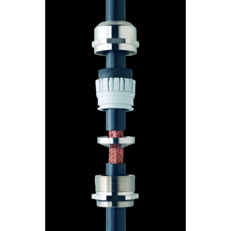 EMC-kabelwartel, RVS M32x1,5 doorlaat 13-21mm (ESSKV32EMV-S) VVE=5