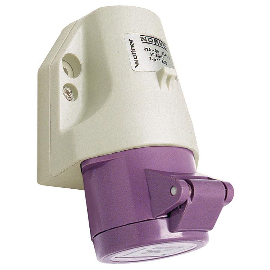 Wandcontactdoos NORVO 16A 2-polig 24V 0h 10110