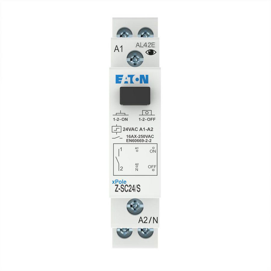 Impulsrelais Z-SC24/S - 24 VAC - 16A - 1M contact - 1TE
