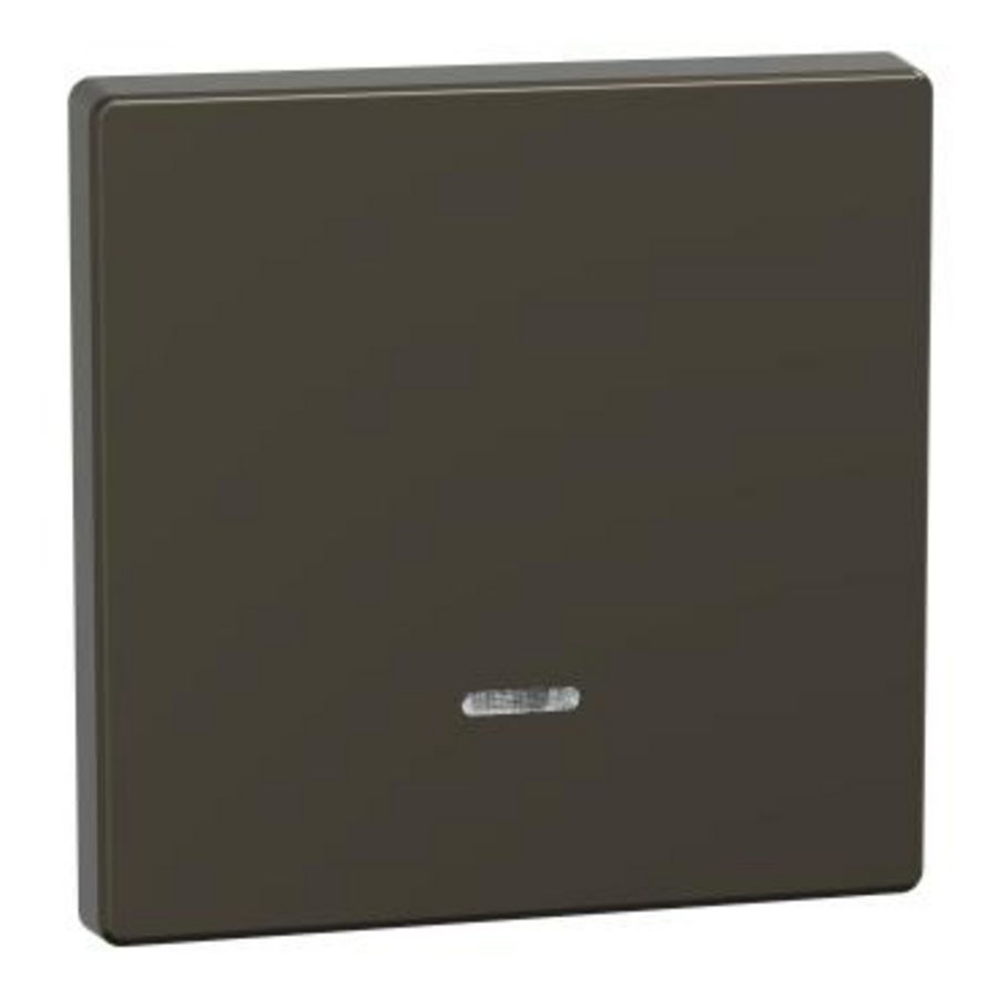 Wisselwip met controlevenster Mocca metallic Systeem D