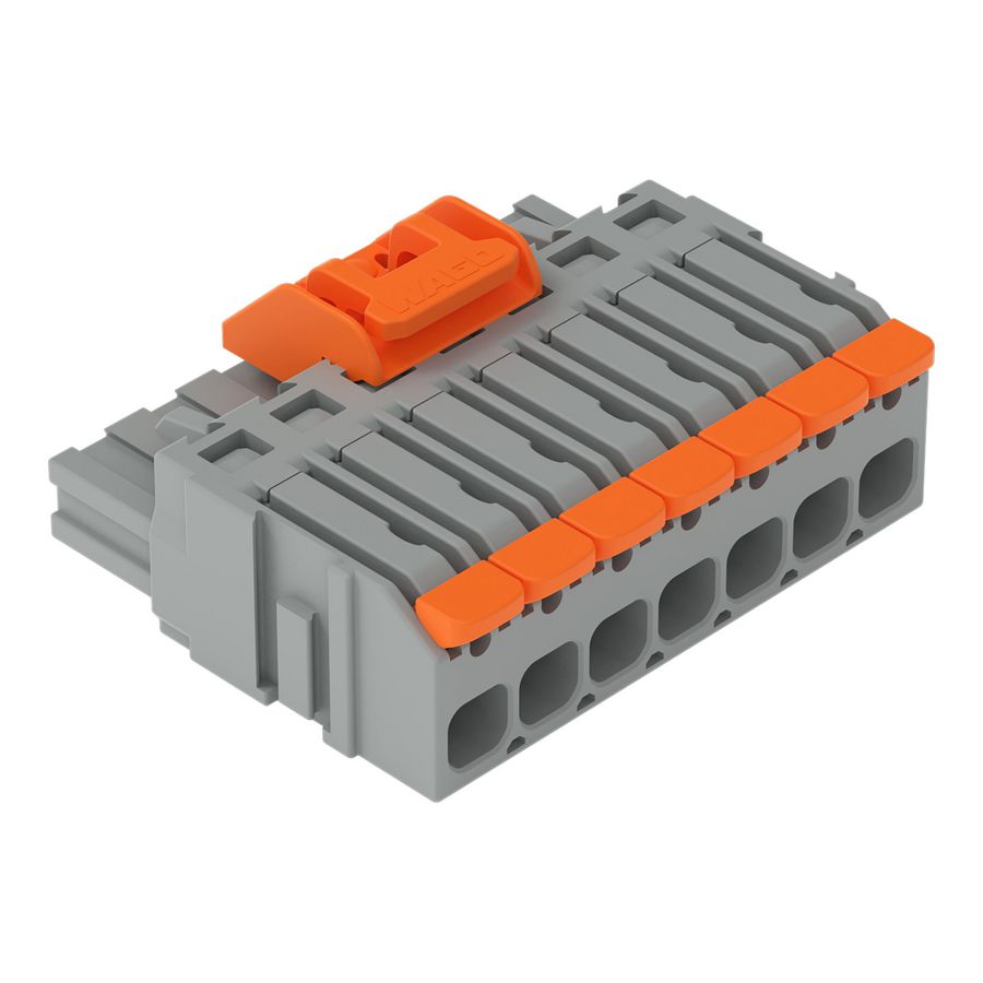 1-draads female steker Hendel Push-in CAGE CLAMP VVE=50