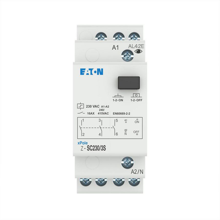 Impulsrelais Z-SC230/3S - 230 VAC - 16A - 3M contact - 2TE
