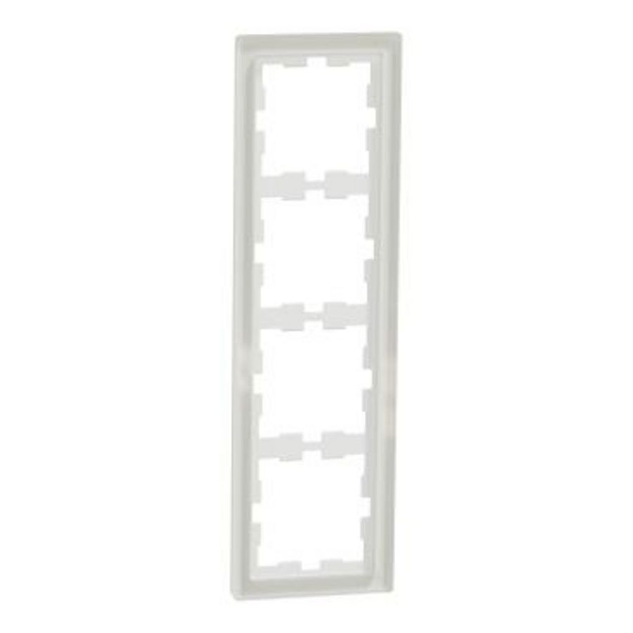 Afdekraam D-Life 4-voudig Glas Wit Systeem D