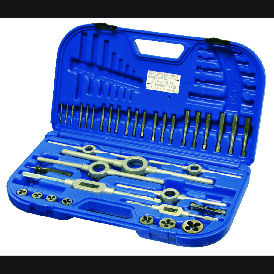 Gereedschapset HSS tappen en snijplaten 231280
