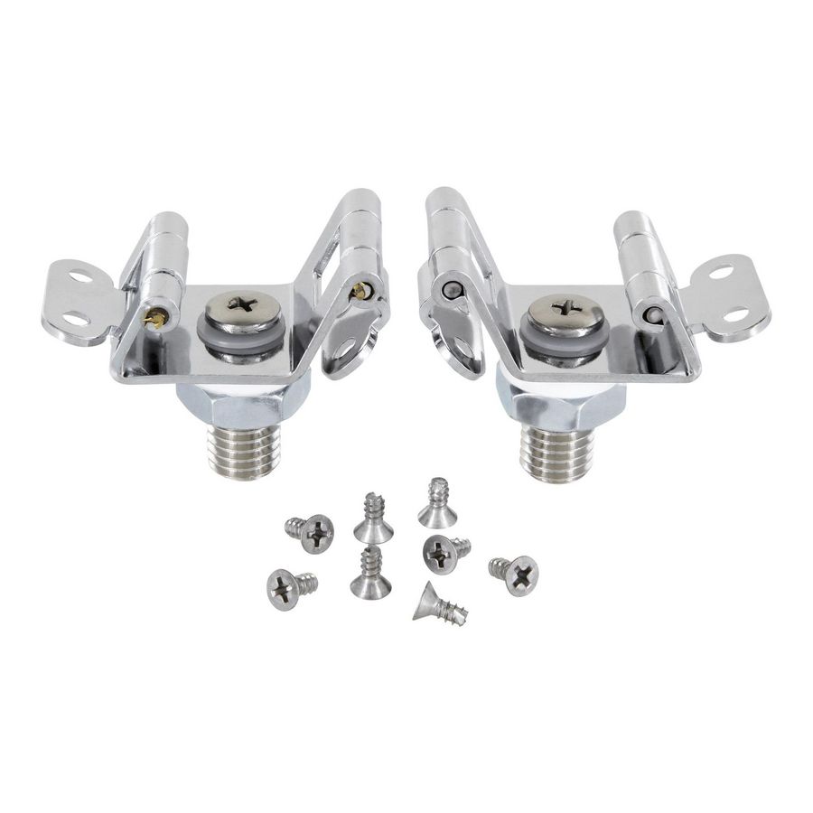 Aero scharnieren klosetzitting chroom