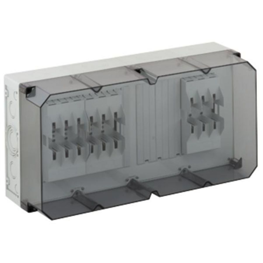 Railkast behuizing transparant IP54/IP65